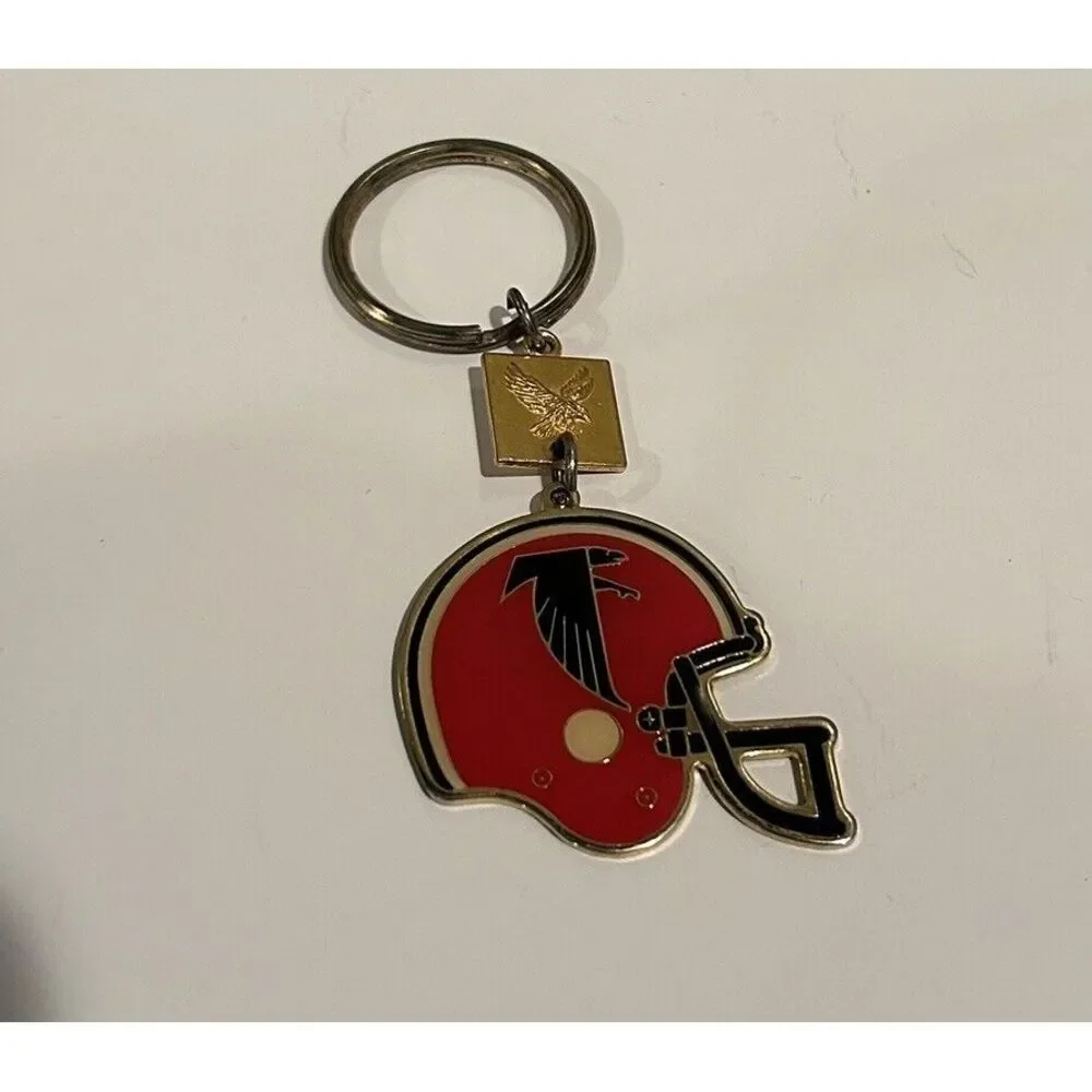 Vintage 1988 Atlanta Falcons NFL Helmet‎ RJRT Keychain R.O.C. Old Logo